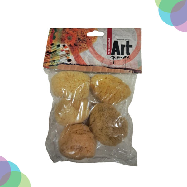 Art Sponge Natural Sea Sponges 2-2.5 Inch Pack Of 5 Art Sponge Natural Sea Sponges 2 2.5 Inch Pack of 5