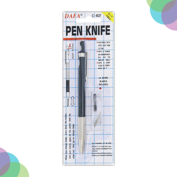Dafa Delux Retractable Pen Knife (C-607) Dafa Delux Retractable Pen Knife C 607