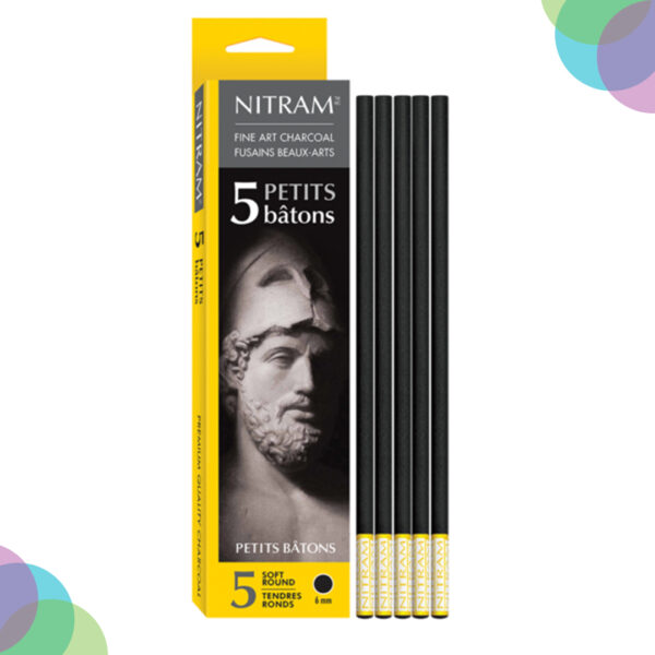 Nitram Petits Batons Extra Soft Round 6mm X 5pc Nitram Petits Batons Extra Soft Round 6mm X 5pc