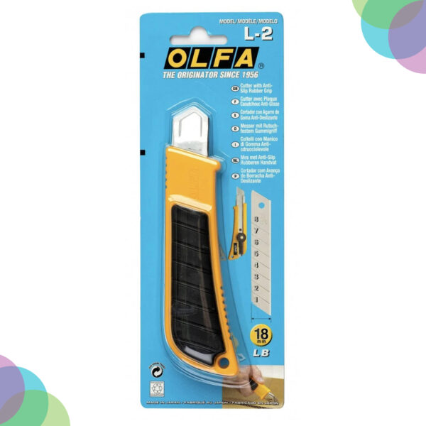 Olfa Classic Heavy-Duty Utility Knife with Rubber Inset (L-2) Olfa Classic Heavy Duty Utility Knife with Rubber Inset L 2