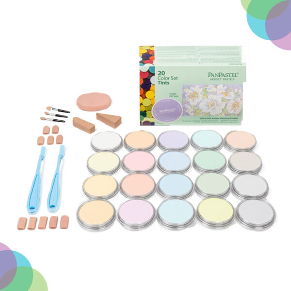 PanPastel Set of 20 Tints Colours  (30204)