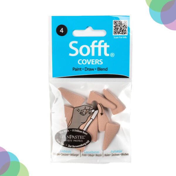 Panpastel Sofft Covers Point No. 4 Pack of 10 (62004) Panpastel Sofft Covers Point No. 4 Pack of 10 62004