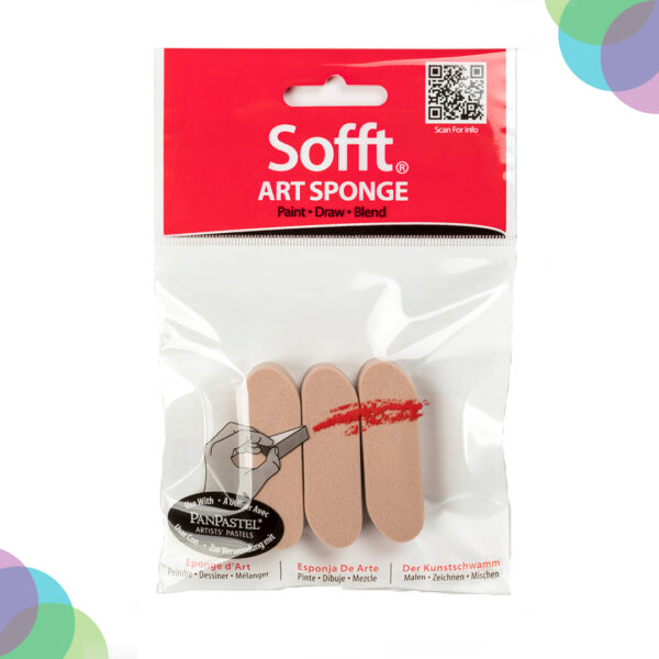 Panpastel Sofft Round 3 Sponge Bars Pack (61021) Panpastel Sofft Round 3 Sponge Bars Pack 61021