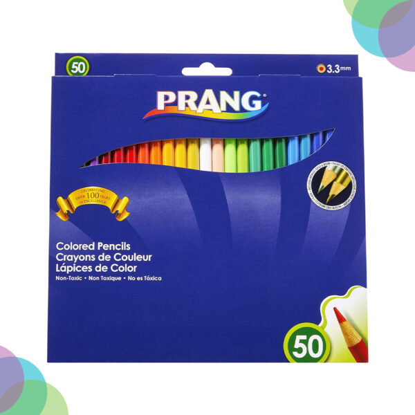 Prang Thick Core Colored Pencil Set of 50 Prang Thick Core Colored Pencil Set of 50