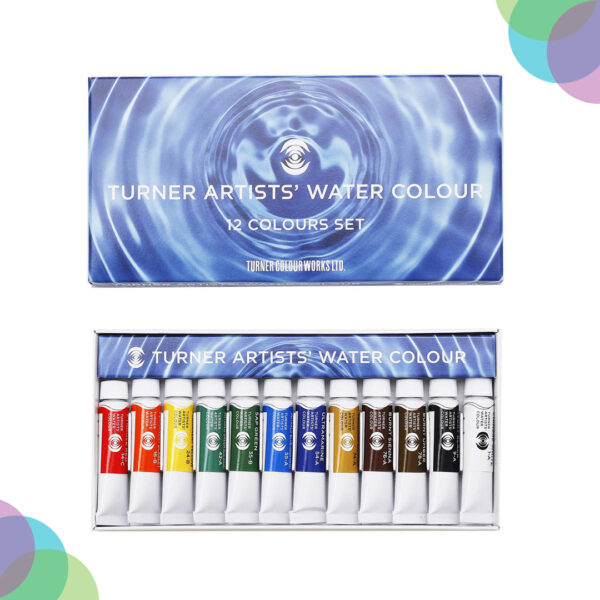 Turner Water Colour Colour Set Of 12 X 5ml Turner Water Colour Colour Set Of 12 X 5ml