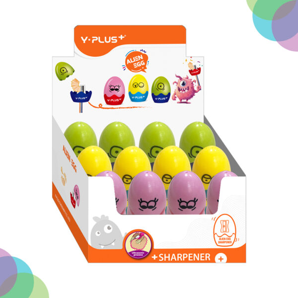 YPLUS Alien Egg Sharpner Pack of 20 YPLUS Alien Egg Sharpner Pack of 20