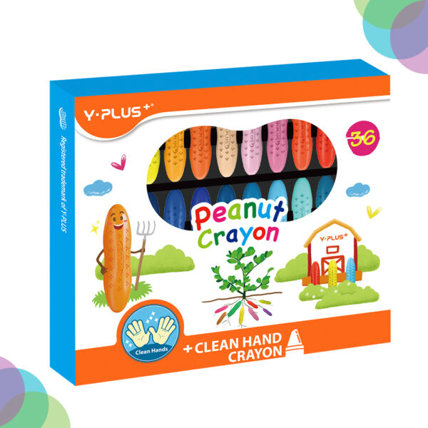 YPLUS Peanut Crayons Vibrant Sets YPLUS Peanut Crayons Vibrant Sets