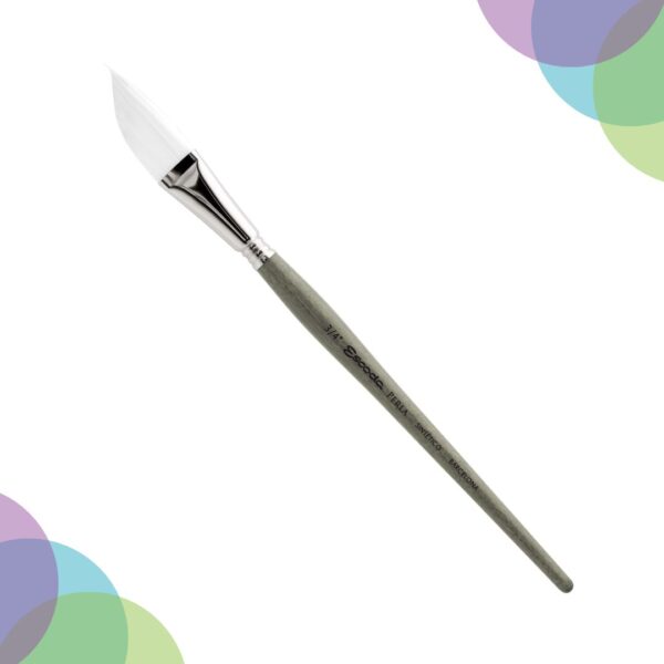 Escoda Perla Dagger Stripper Synthetic White Brushes Series 1436