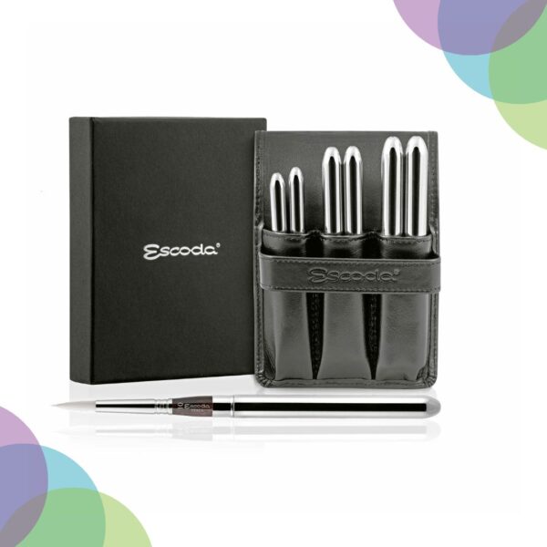 Escoda Perla Travel Synthetic Brush Set of 6 Series 1243