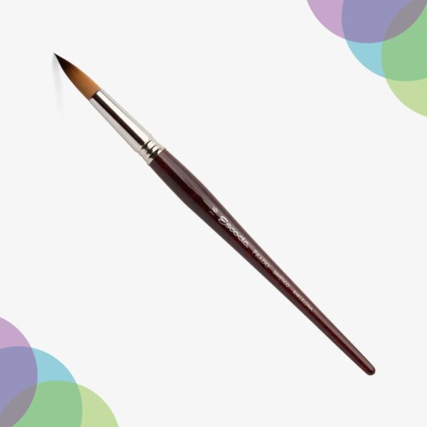 Escoda Prado Round Synthetic Gold Time Brushes Series 1462