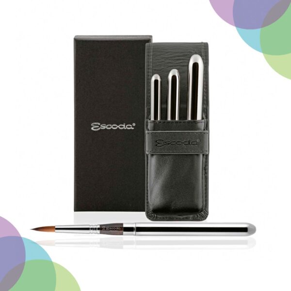 Escoda Prado Travel Synthetic Brush Set of 3 Series 1254