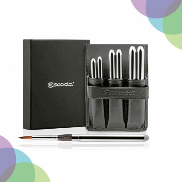 Escoda Prado Travel Synthetic Brush Set of 6 Series 1244