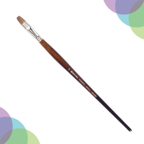 Art & Craft Material Suppliers Escoda Versatil Bright Synthetic Brown Dark Brushes Series 3042