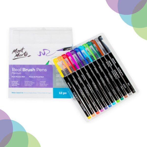 Mont Marte Real Brush Pen Sets