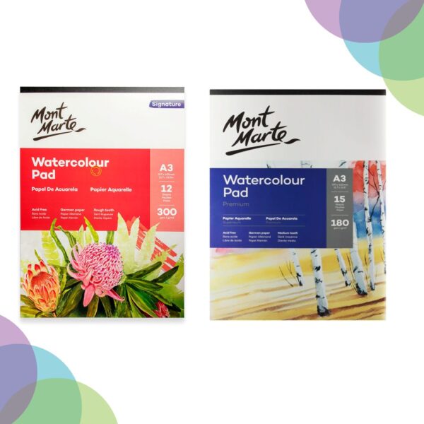 Mont Marte Watercolour German Paper Pads