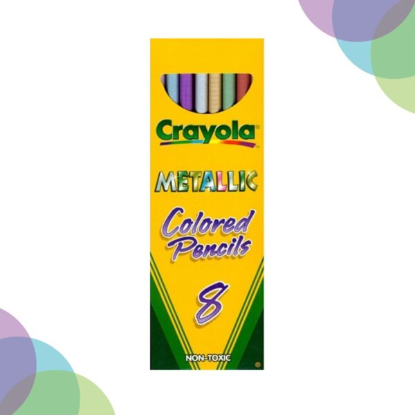 Crayola Colored Pencil Metallic Set of 8