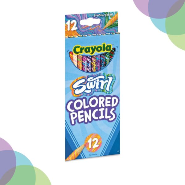 Crayola Colour Pencil Swirl Set of 12