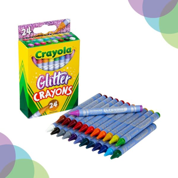 Crayola  Glitter Crayons Set of 24