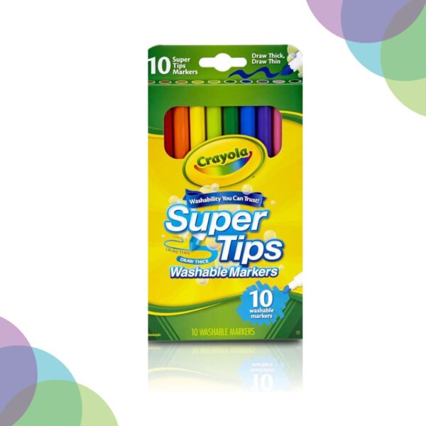 Crayola Super Tips Washable Markers Set of 10